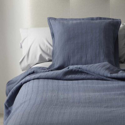 Colcha 100% alg. 003-AZUL